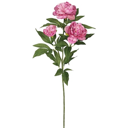 Vickerman 27 in. Rose Spray - Purple, 3PK FH170403